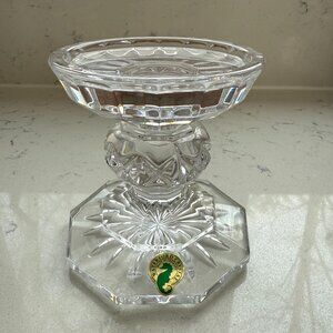 Waterford Crystal Bedford Footed Pillar Candle Holder